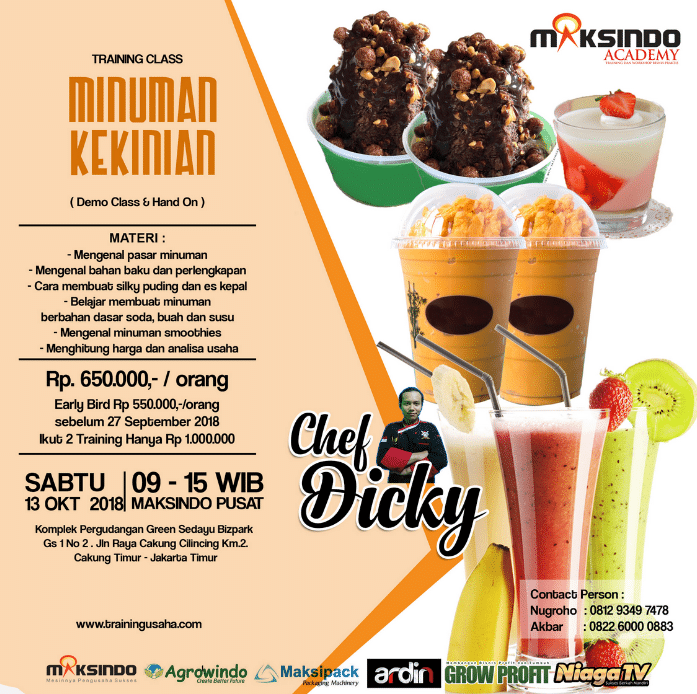 Contoh Brosur Minuman